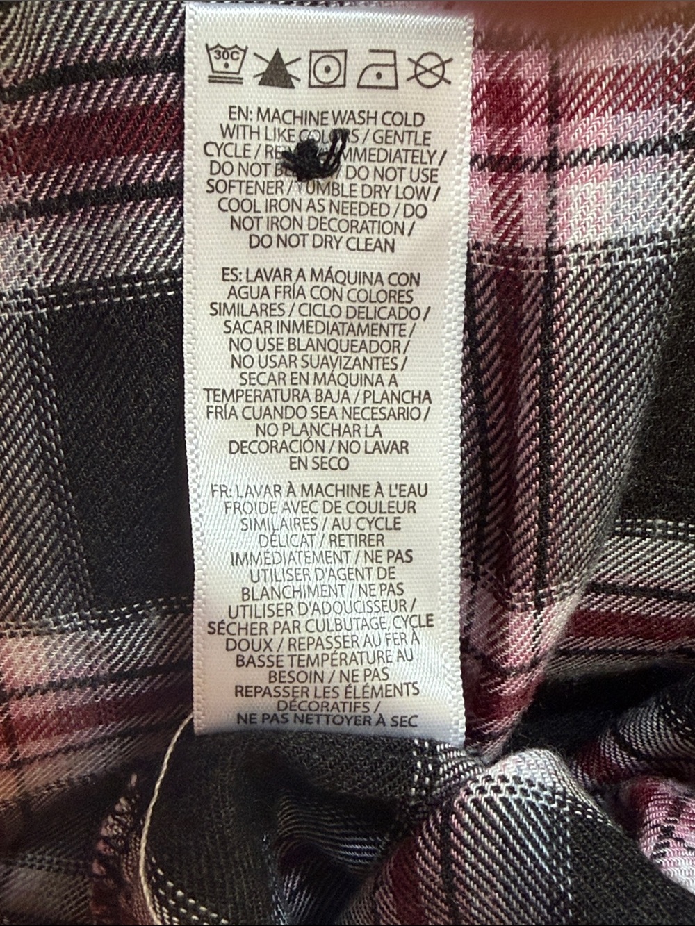 beachlunchlounge Flannel Shirt MSRP $58 PTP 21” NWOT - Picture 6 of 7